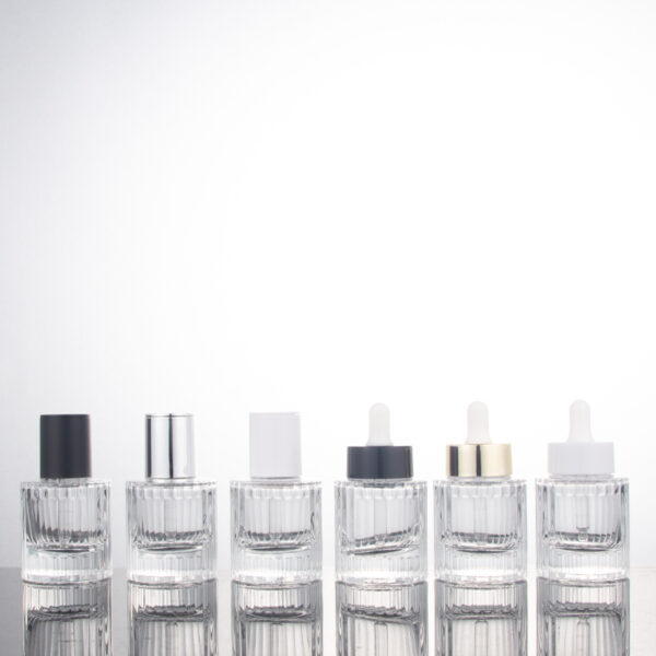 30ml Vertical Round Glass Dropper Bottles