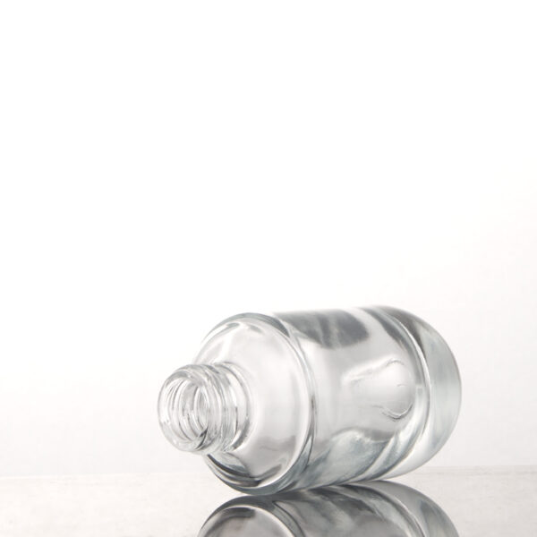 30ml Luxury empty 1 oz black thick glass dispenser bottles with dropper black - Image 4