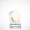 100g cosmetic round shape cream jar facial mask container with gold cap