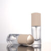 30ml 1oz triangle glass cream lotion toner spray pump bottle