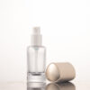 30ml 1oz triangle glass cream lotion toner spray pump bottle - Image 4