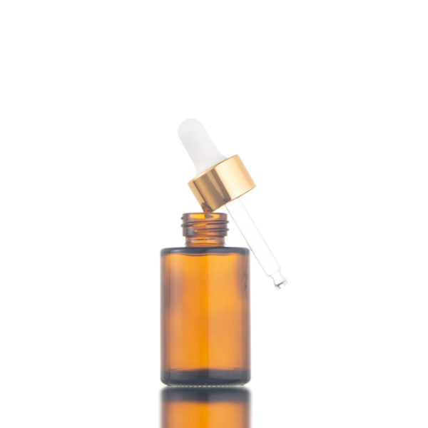 30ml 40ml 50ml 60ml Flat shoulder amber essential oil dropper bottle - Image 4