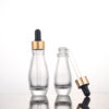 15ml 30ml luxury Cosmetic packaging unique hair essential oil glass frosted face serum dropper bottles - Image 3