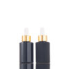 20ml 30ml 50ml 60ml frosted matte black glass essential oil glass dropper bottles - Image 3