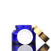 Blue slanted shoulder skin care cosmetics glass bottle 30ml 60ml 100ml cream bottle - Image 4