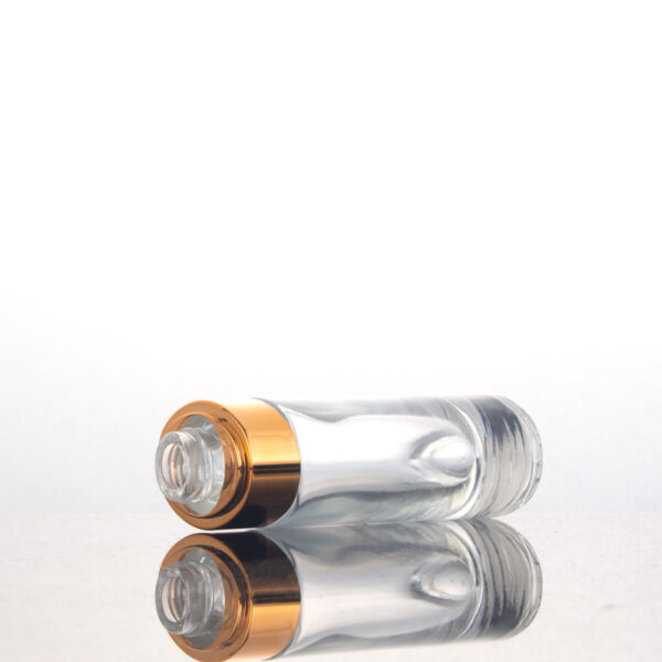 Liquid Foundation Glass bottle 30ml Luxury square pump Cosmetic packaging - Image 4