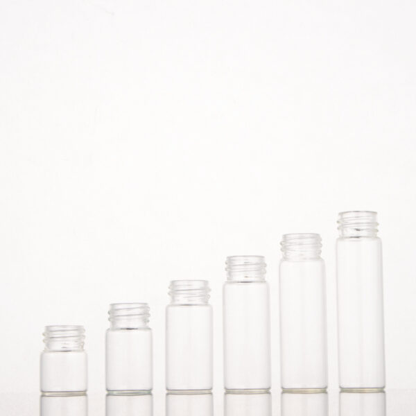 Screw tubes 22mm gold silver aluminum cap glass jars reagent tubes test vials - Image 4